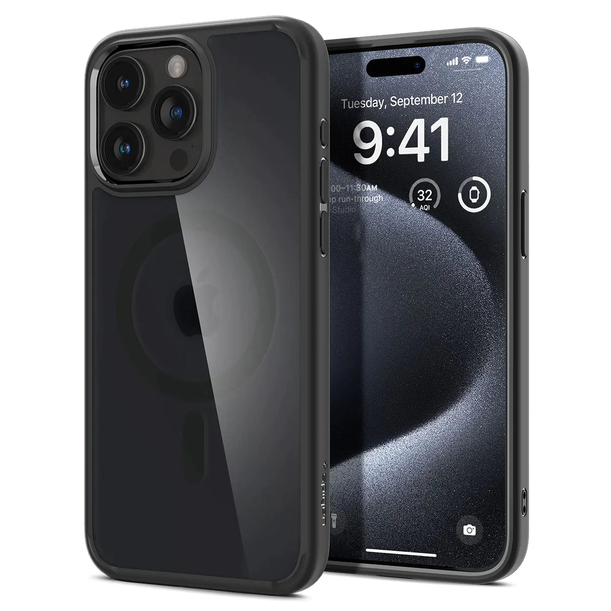 Buy Spigen Ultra Hybrid MagFit Zero One Case Black iPhone 15 Pro Max Online  in UAE