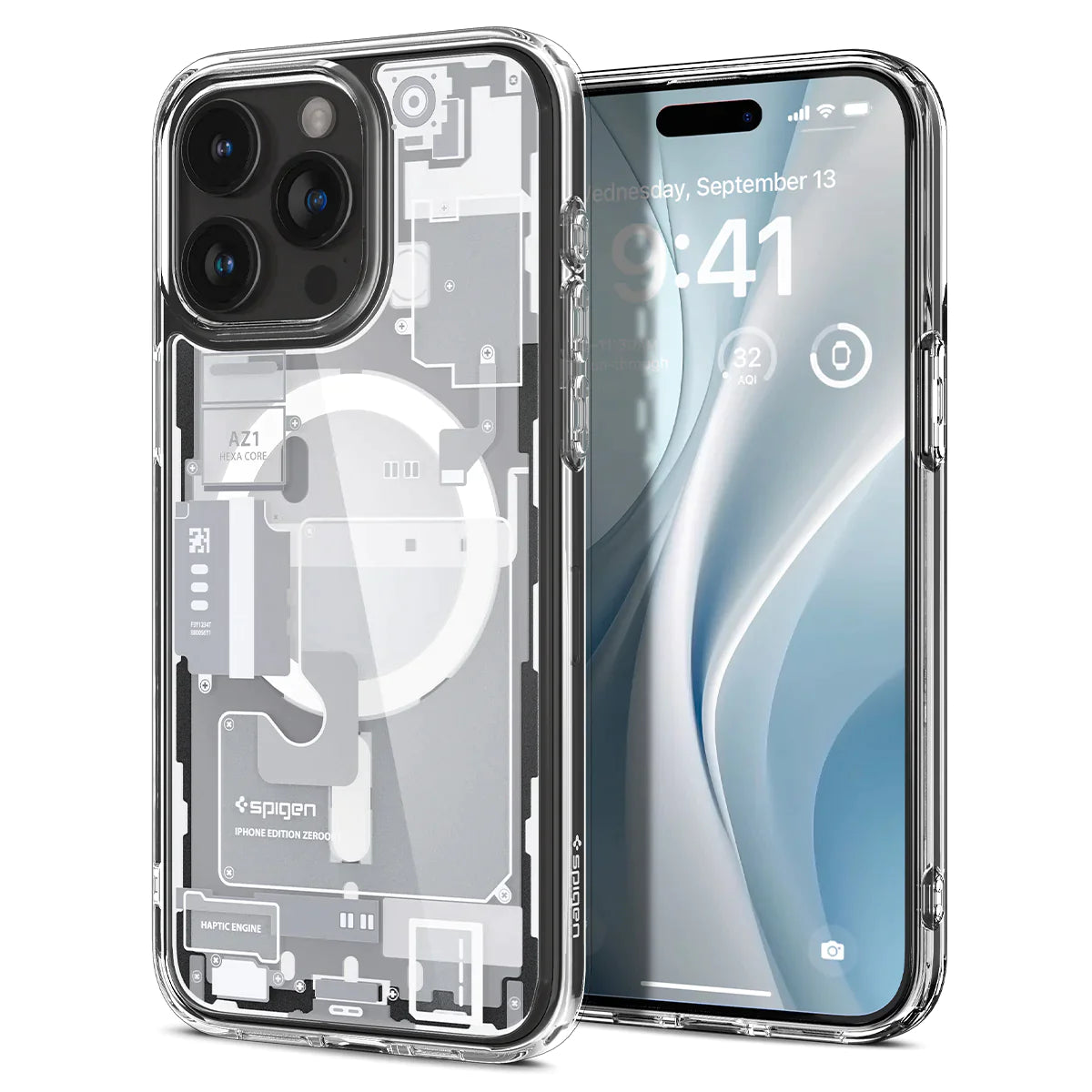 Funda Spigen Ultra Hybrid iPhone 15 Pro Max Frost Clear Case