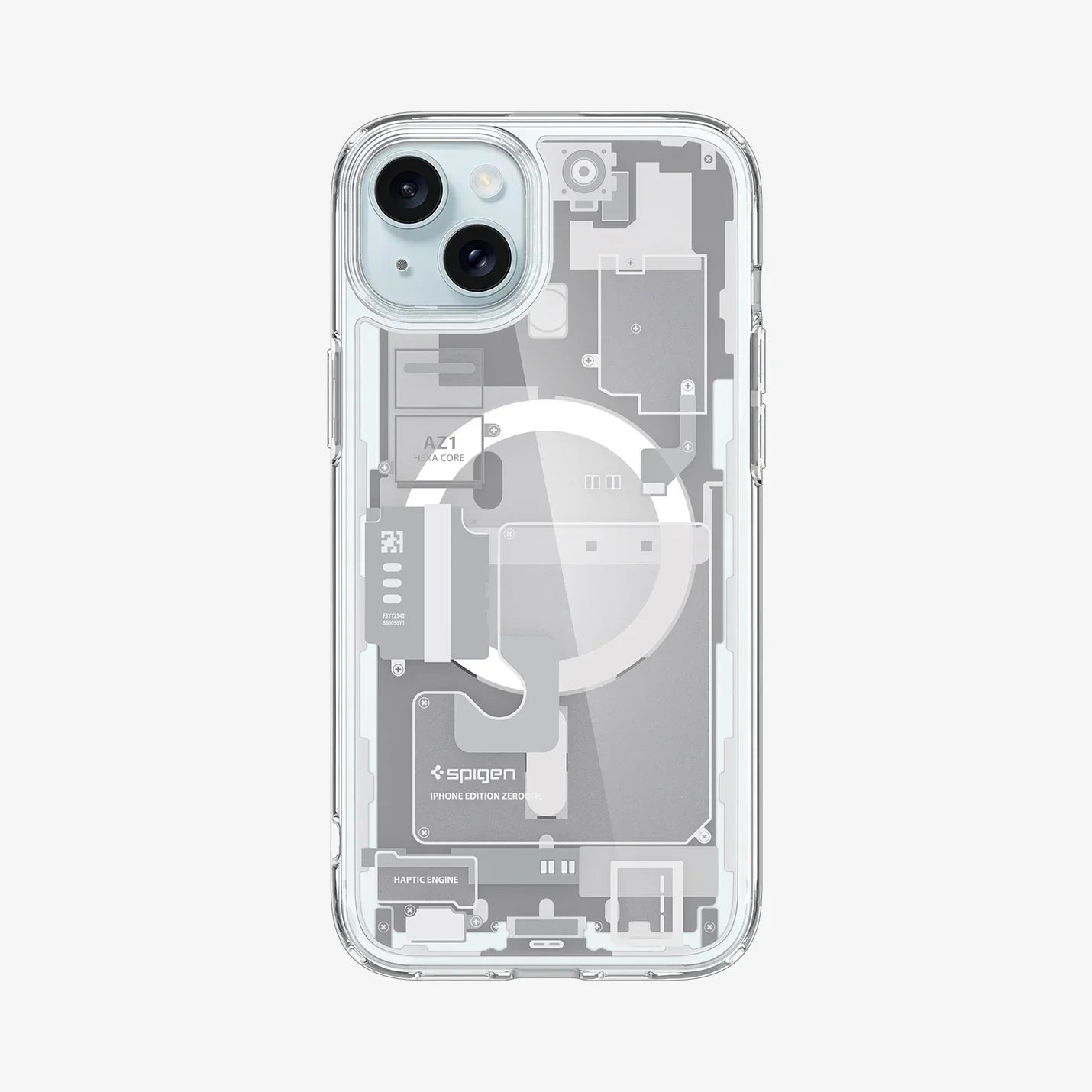 Spigen - Case Ultra Hybrid for iPhone 15 Pro, frost clear